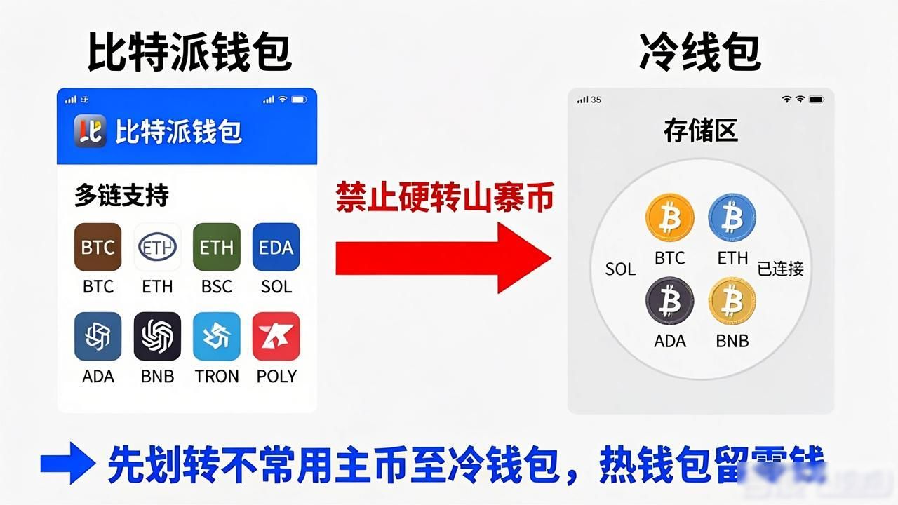 比特派钱包配冷钱包，这些坑别踩