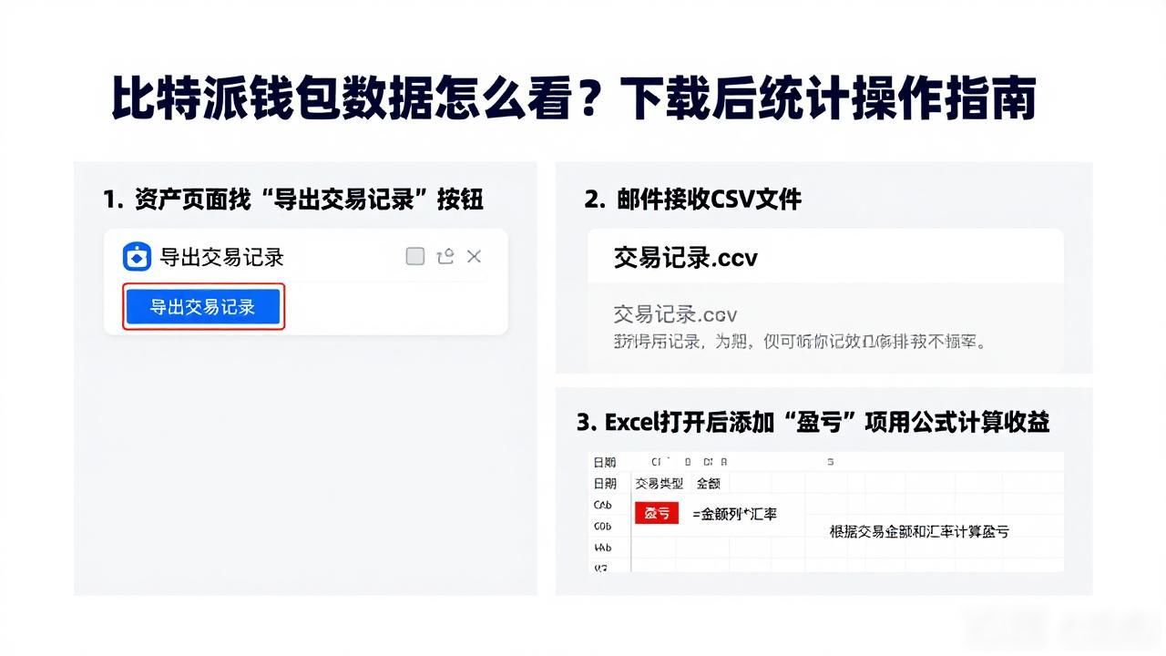 比特派钱包数据怎么看？下载后统计操作指南