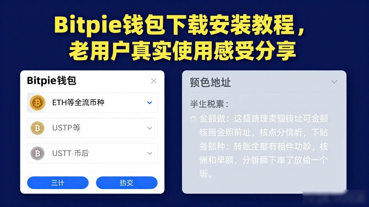 Bitpie钱包下载安装教程，老用户真实使用感受分享