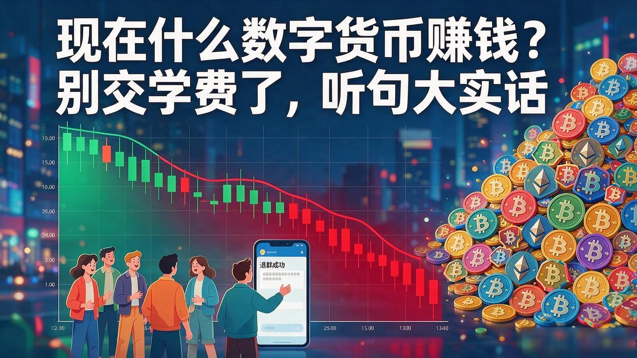 现在什么数字货币赚钱?别交学费了,听句大实话