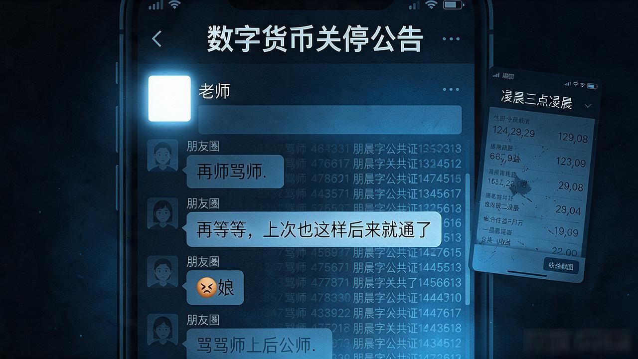收到数字货币关停公告，排队提现十二万人，钱还能拿回来吗