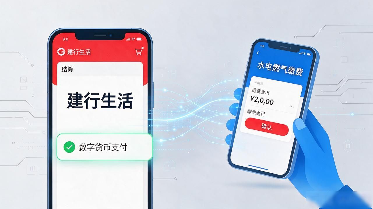 建行数字货币使用范围:线下扫码、线上缴费、转账,这些地方都能花