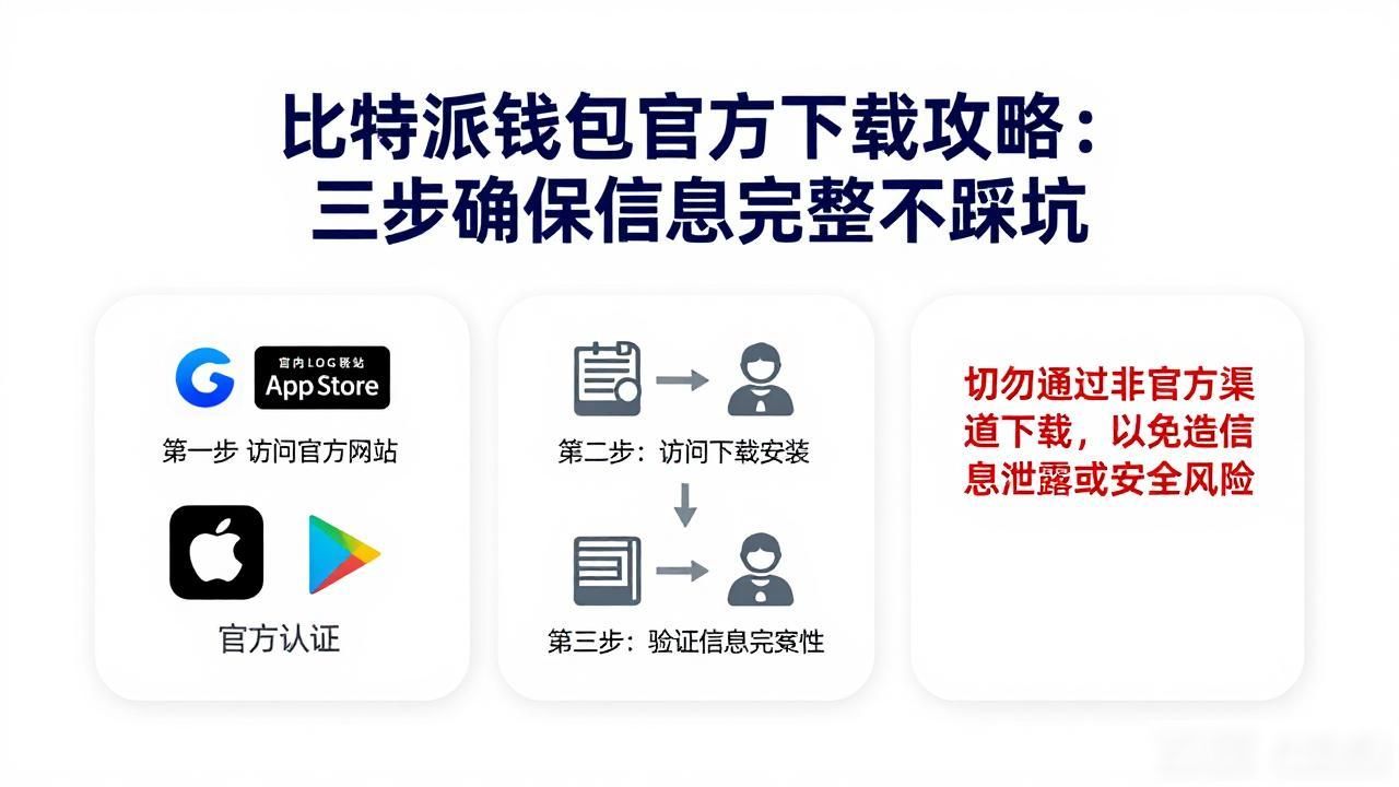 比特派钱包官方下载攻略：三步确保信息完整不踩坑