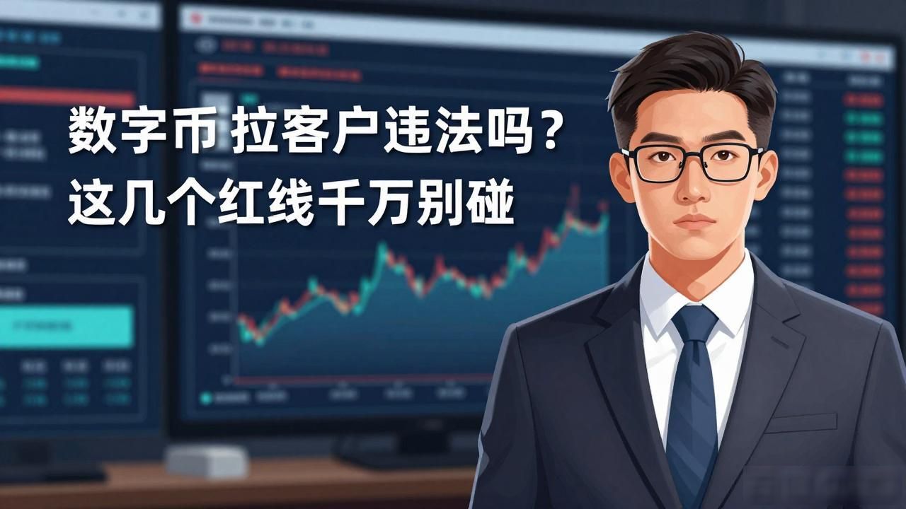 数字货币拉客户违法吗？这几个红线千万别碰