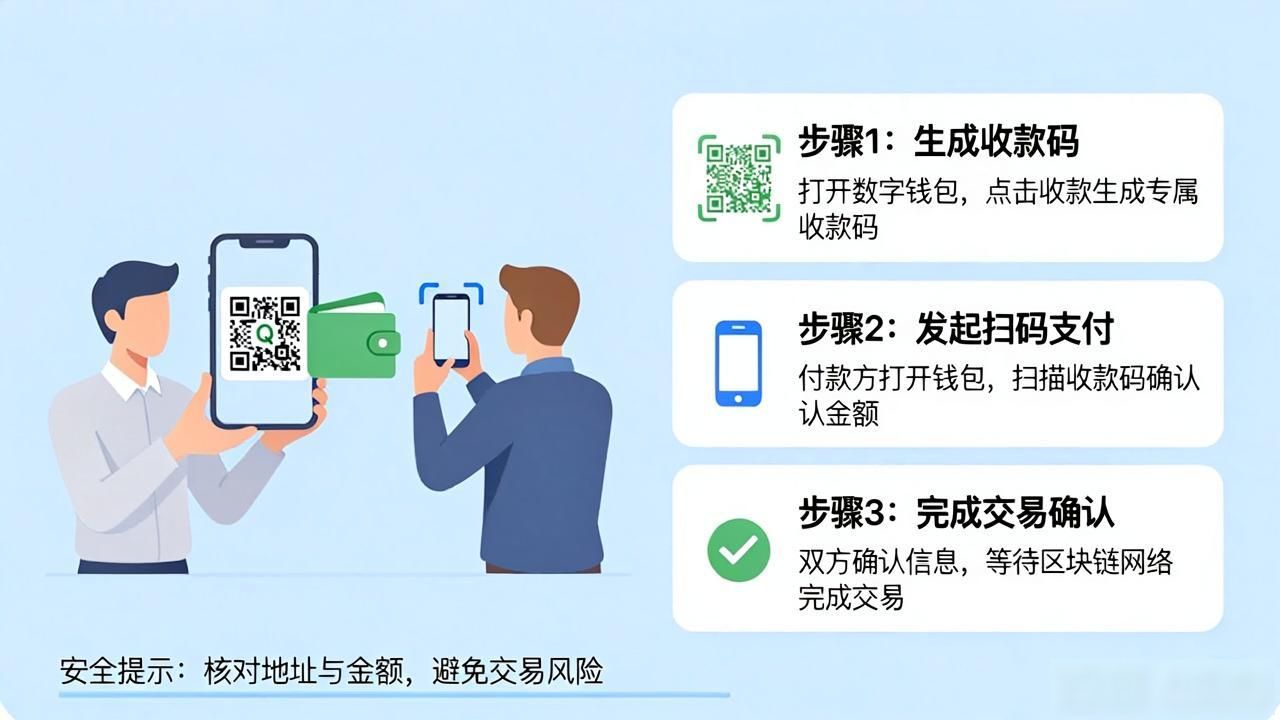 数字货币怎么收付钱？一文讲清楚操作方法