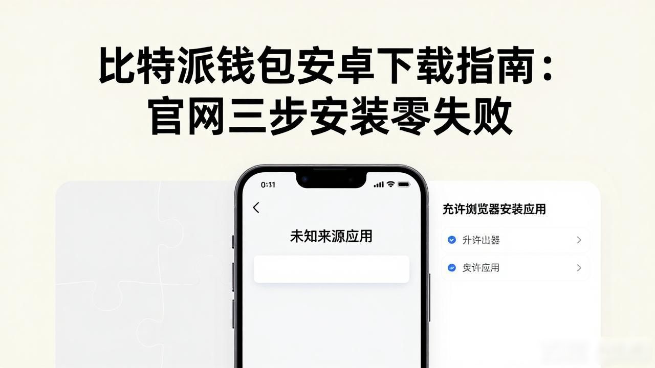 比特派钱包安卓下载指南:官网三步安装零失败