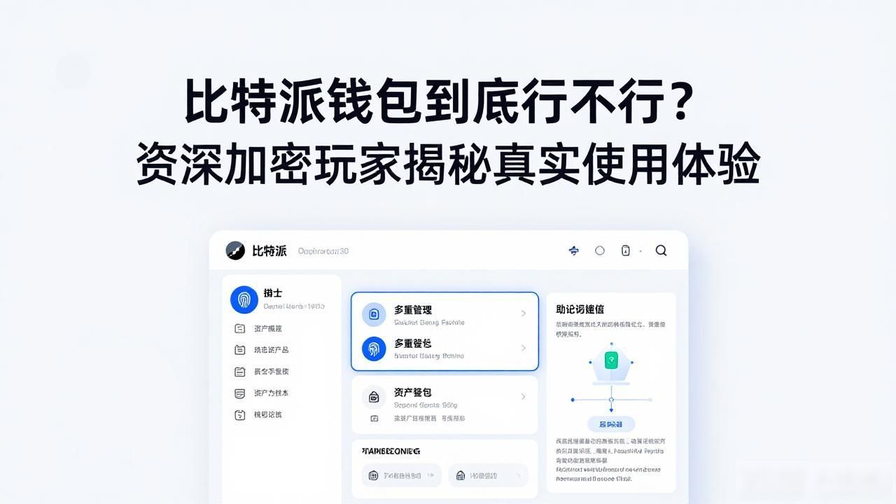 比特派钱包到底行不行?资深加密玩家揭秘真实使用体验