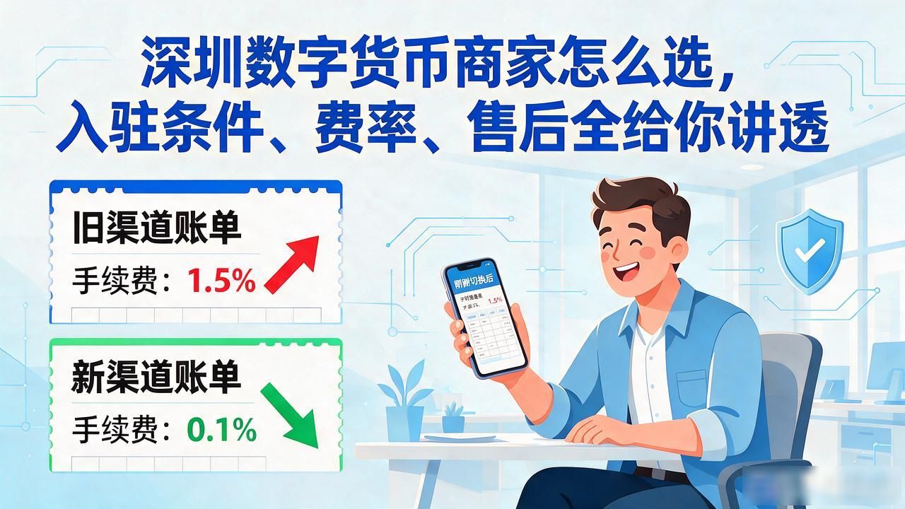 深圳数字货币商家怎么选，入驻条件、费率、售后全给你讲透