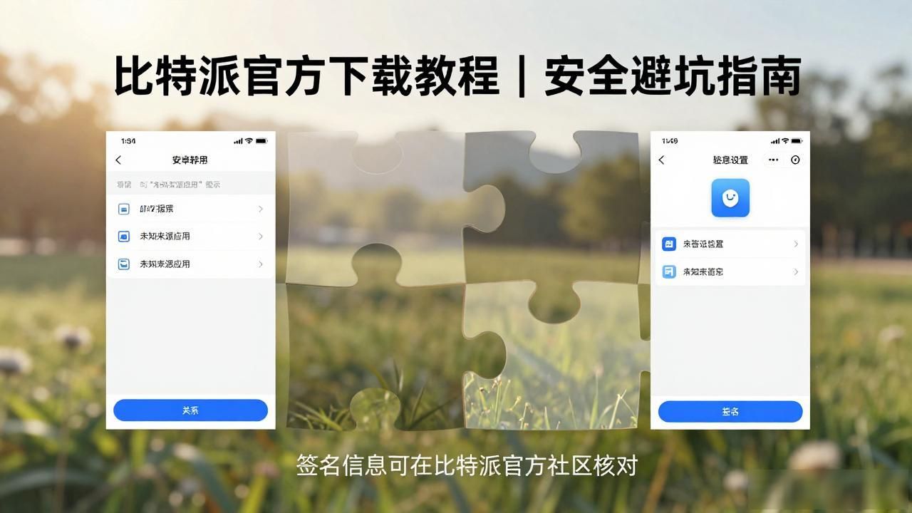 比特派官方下载教程｜安全避坑指南